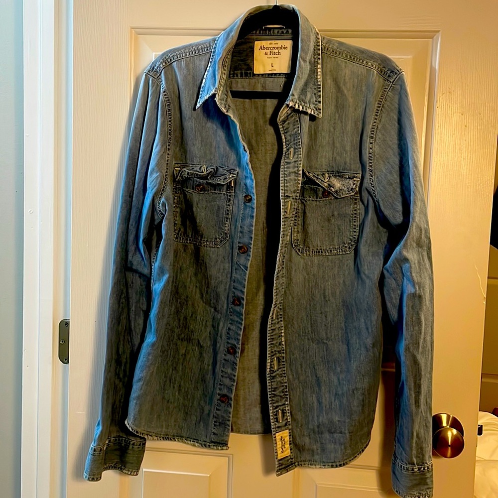 Man's Blue Shirts L